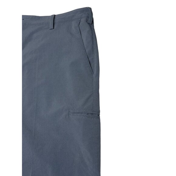 Adidas Mens Gray Golf Shorts Size 38 Stretch Fabric With Pockets For Comfort & S - Picture 2 of 10